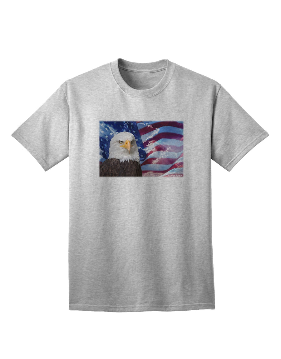 All American Eagle Adult T-Shirt-unisex t-shirt-TooLoud-White-Small-Davson Sales