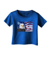 All American Eagle Infant T-Shirt Dark-Infant T-Shirt-TooLoud-Royal-Blue-06-Months-Davson Sales