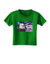 All American Eagle Toddler T-Shirt Dark-Toddler T-Shirt-TooLoud-Clover-Green-2T-Davson Sales