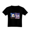 All American Eagle Toddler T-Shirt Dark-Toddler T-Shirt-TooLoud-Black-2T-Davson Sales