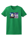 All American Eagle Womens Dark T-Shirt-TooLoud-Kelly-Green-X-Small-Davson Sales