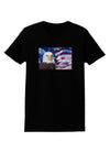 All American Eagle Womens Dark T-Shirt-TooLoud-Black-X-Small-Davson Sales