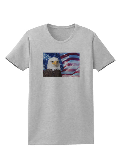 All American Eagle Womens T-Shirt-Womens T-Shirt-TooLoud-AshGray-X-Small-Davson Sales