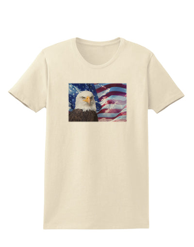 All American Eagle Womens T-Shirt-Womens T-Shirt-TooLoud-Natural-X-Small-Davson Sales