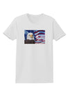 All American Eagle Womens T-Shirt-Womens T-Shirt-TooLoud-White-X-Small-Davson Sales