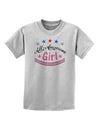 All-American Girl Childrens T-Shirt-Childrens T-Shirt-TooLoud-AshGray-X-Small-Davson Sales