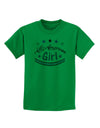 All-American Girl Childrens T-Shirt-Childrens T-Shirt-TooLoud-Kelly-Green-X-Small-Davson Sales
