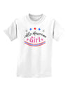 All-American Girl Childrens T-Shirt-Childrens T-Shirt-TooLoud-White-X-Small-Davson Sales