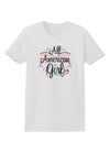 All American Girl - Fireworks and Heart Womens T-Shirt by TooLoud-Womens T-Shirt-TooLoud-White-X-Small-Davson Sales