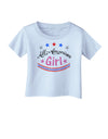 All-American Girl Infant T-Shirt-Infant T-Shirt-TooLoud-Light-Blue-06-Months-Davson Sales