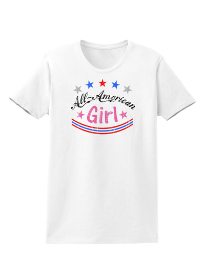 All-American Girl Womens T-Shirt-Womens T-Shirt-TooLoud-White-X-Small-Davson Sales