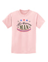All-American Man Childrens T-Shirt-Childrens T-Shirt-TooLoud-PalePink-X-Small-Davson Sales