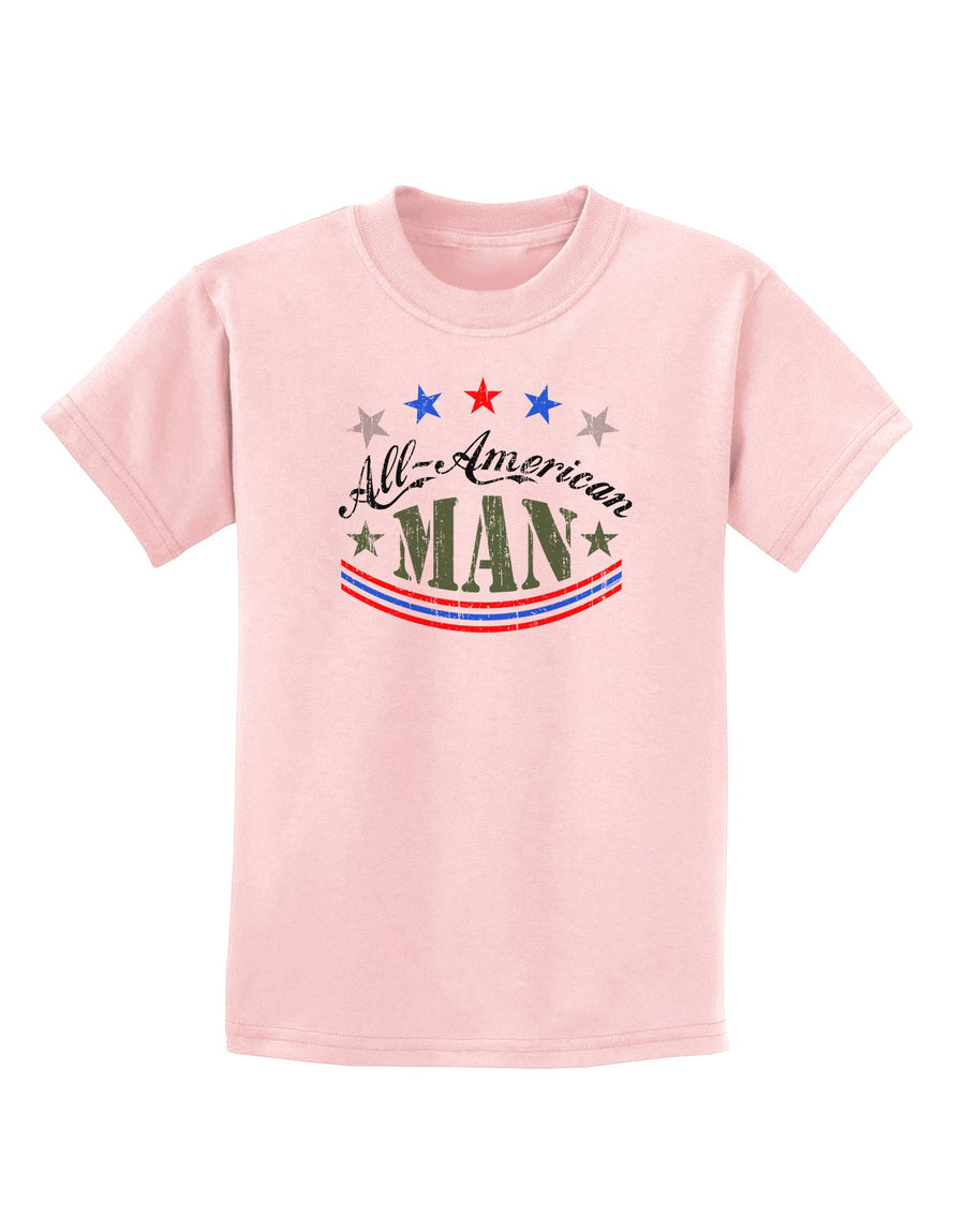 All-American Man Childrens T-Shirt-Childrens T-Shirt-TooLoud-White-X-Small-Davson Sales