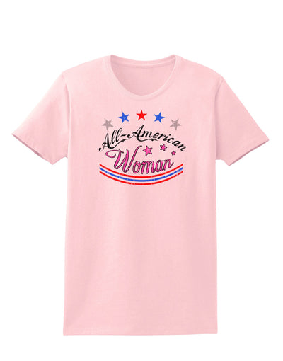 All-American Woman Womens T-Shirt-Womens T-Shirt-TooLoud-PalePink-X-Small-Davson Sales