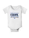 All Bits Are Created Equal - Net Neutrality Baby Romper Bodysuit-Baby Romper-TooLoud-White-06-Months-Davson Sales