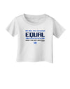 All Bits Are Created Equal - Net Neutrality Infant T-Shirt-Infant T-Shirt-TooLoud-White-06-Months-Davson Sales
