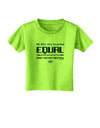 All Bits Are Created Equal - Net Neutrality Toddler T-Shirt-Toddler T-Shirt-TooLoud-Lime-Green-2T-Davson Sales