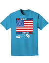 All Gave Some Some Gave All Adult Dark T-Shirt-Mens T-Shirt-TooLoud-Turquoise-Small-Davson Sales