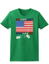 All Gave Some Some Gave All Womens Dark T-Shirt-TooLoud-Kelly-Green-X-Small-Davson Sales