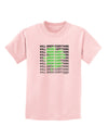 All Green Everything Clover Childrens T-Shirt-Childrens T-Shirt-TooLoud-PalePink-X-Small-Davson Sales