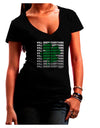 All Green Everything Clover Womens V-Neck Dark T-Shirt-Womens V-Neck T-Shirts-TooLoud-Black-Juniors Fitted Small-Davson Sales