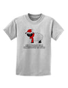 All I Want For Christmas Is Ewe Sheep Childrens T-Shirt-Childrens T-Shirt-TooLoud-AshGray-X-Small-Davson Sales