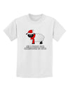 All I Want For Christmas Is Ewe Sheep Childrens T-Shirt-Childrens T-Shirt-TooLoud-White-X-Small-Davson Sales