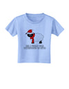 All I Want For Christmas Is Ewe Sheep Toddler T-Shirt-Toddler T-Shirt-TooLoud-Aquatic-Blue-2T-Davson Sales