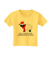 All I Want For Christmas Is Ewe Sheep Toddler T-Shirt-Toddler T-Shirt-TooLoud-Yellow-2T-Davson Sales