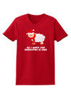 All I Want For Christmas Is Ewe Sheep Womens Dark T-Shirt-TooLoud-Red-X-Small-Davson Sales