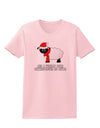 All I Want For Christmas Is Ewe Sheep Womens T-Shirt-Womens T-Shirt-TooLoud-PalePink-X-Small-Davson Sales