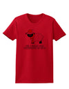 All I Want For Christmas Is Ewe Sheep Womens T-Shirt-Womens T-Shirt-TooLoud-Red-X-Small-Davson Sales