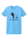 All I Want For Christmas Is Ewe Sheep Womens T-Shirt-Womens T-Shirt-TooLoud-Aquatic-Blue-X-Small-Davson Sales