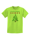 All I want for Christmas is Shoes Childrens T-Shirt-Childrens T-Shirt-TooLoud-Lime-Green-X-Small-Davson Sales