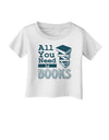 All You Need Is Books Infant T-Shirt-Infant T-Shirt-TooLoud-White-18-Months-Davson Sales