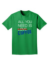 All You Need Is Coffee Adult Dark T-Shirt-Mens T-Shirt-TooLoud-Kelly-Green-Small-Davson Sales