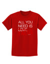 All You Need Is Tacos Childrens Dark T-Shirt-Childrens T-Shirt-TooLoud-Red-X-Small-Davson Sales