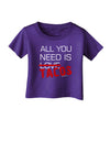 All You Need Is Tacos Infant T-Shirt Dark-Infant T-Shirt-TooLoud-Purple-06-Months-Davson Sales