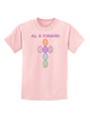 All is forgiven Cross Faux Applique Childrens T-Shirt-Childrens T-Shirt-TooLoud-PalePink-X-Small-Davson Sales