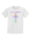 All is forgiven Cross Faux Applique Childrens T-Shirt-Childrens T-Shirt-TooLoud-White-X-Small-Davson Sales