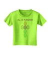 All is forgiven Cross Faux Applique Toddler T-Shirt-Toddler T-Shirt-TooLoud-Lime-Green-2T-Davson Sales