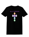 All is forgiven Cross Faux Applique Womens Dark T-Shirt-TooLoud-Black-X-Small-Davson Sales