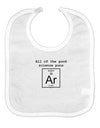 All of the Good Science Puns Argon Baby Bib