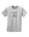 All of the Good Science Puns Argon Childrens T-Shirt-Childrens T-Shirt-TooLoud-AshGray-X-Small-Davson Sales