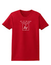 All of the Good Science Puns Argon Womens Dark T-Shirt-Womens T-Shirt-TooLoud-Red-X-Small-Davson Sales