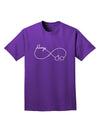 Always Infinity Symbol Adult Dark T-Shirt-Mens T-Shirt-TooLoud-Purple-Small-Davson Sales