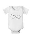 Always Infinity Symbol Baby Romper Bodysuit-Baby Romper-TooLoud-White-06-Months-Davson Sales