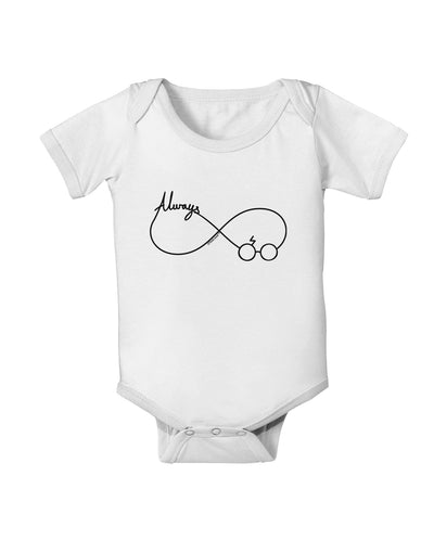 Always Infinity Symbol Baby Romper Bodysuit-Baby Romper-TooLoud-White-06-Months-Davson Sales