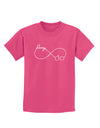 Always Infinity Symbol Childrens Dark T-Shirt-Childrens T-Shirt-TooLoud-Sangria-X-Small-Davson Sales