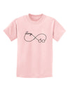 Always Infinity Symbol Childrens T-Shirt-Childrens T-Shirt-TooLoud-PalePink-X-Small-Davson Sales